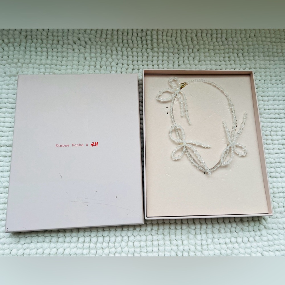 Simone Rocha HM Bow-detail Necklace - Picture 2 of 2